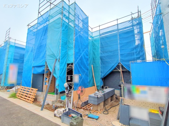 さいたま市岩槻区西原台２丁目の新築戸建てシート写真 2025年9月16日撮影