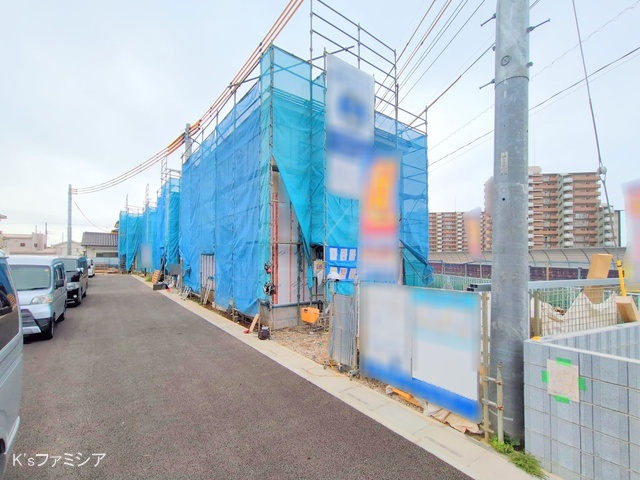 さいたま市岩槻区西原台２丁目の新築戸建てシート写真 2025年9月16日撮影