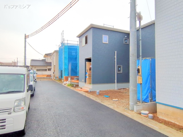 さいたま市岩槻区西原台２丁目の新築戸建て外構写真 2025年10月1日撮影