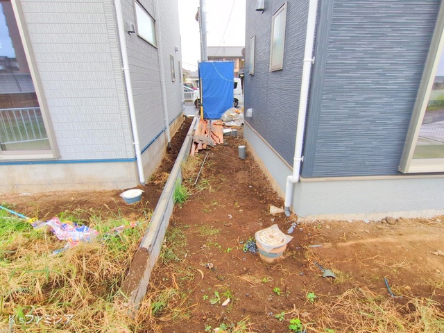 さいたま市岩槻区西原台２丁目の新築戸建て外構写真 2025年10月1日撮影