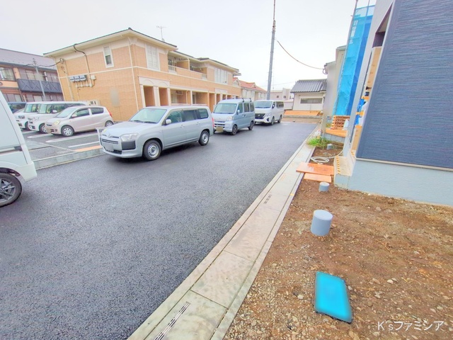 さいたま市岩槻区西原台２丁目の新築戸建て外構写真 2025年10月1日撮影