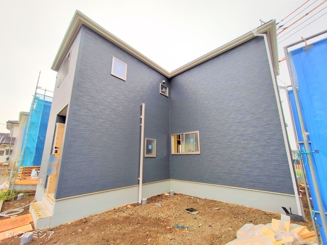 さいたま市岩槻区西原台２丁目の新築戸建て外構写真 2025年10月1日撮影