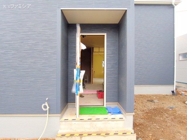 さいたま市岩槻区西原台２丁目の新築戸建て外構写真 2025年10月1日撮影