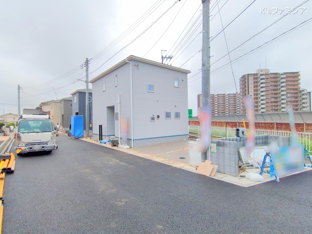 さいたま市岩槻区西原台２丁目の新築戸建て外構写真 2025年10月15日撮影