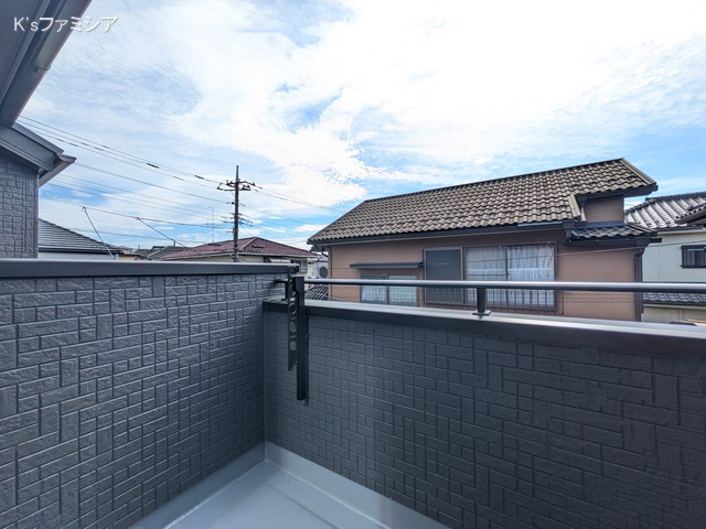 北本市本宿６丁目の新築戸建てバルコニー写真 2025年9月29日撮影