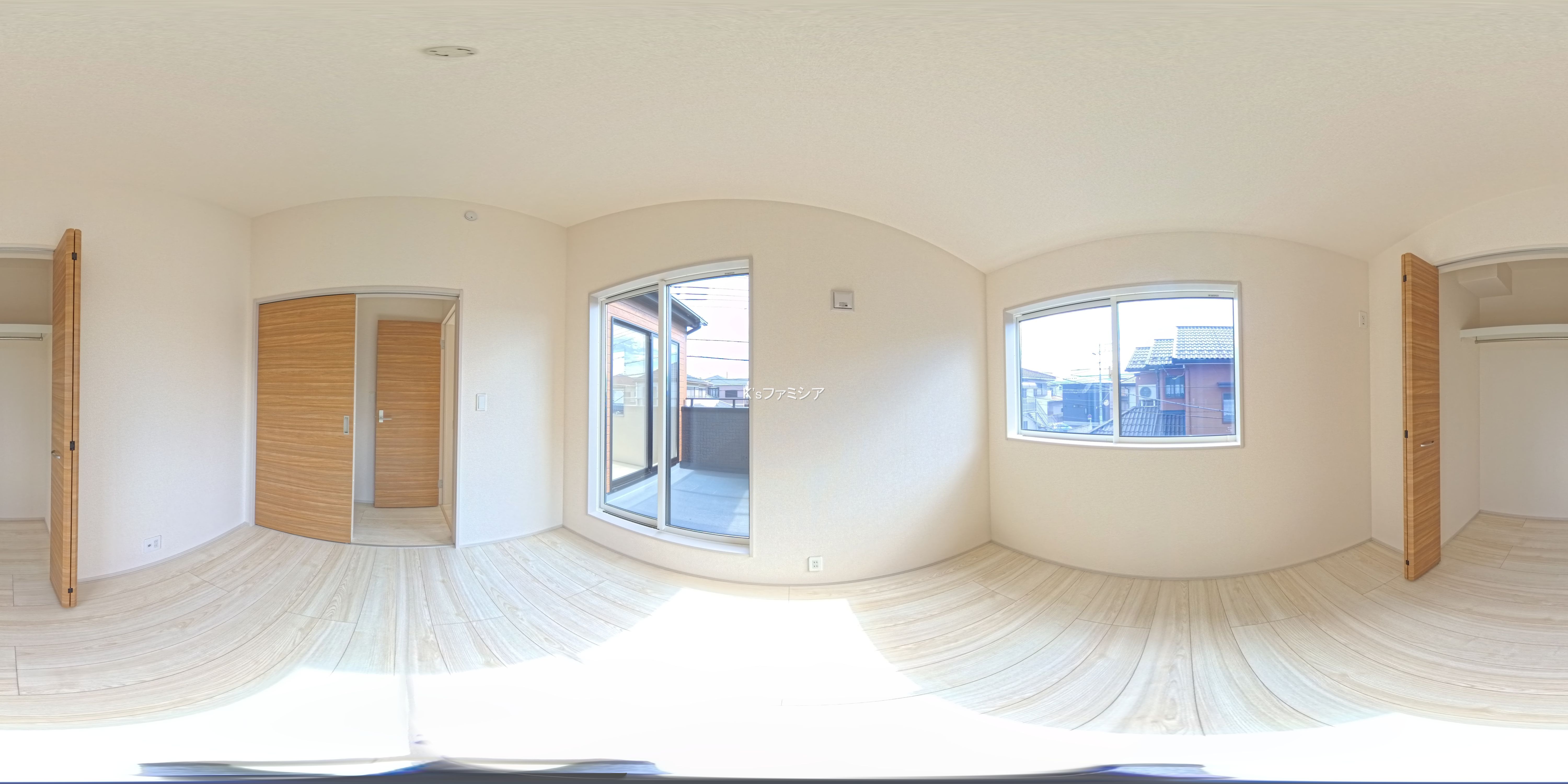 北本市本宿６丁目の新築戸建てパノラマ（居室サブ）写真 2025年9月29日撮影