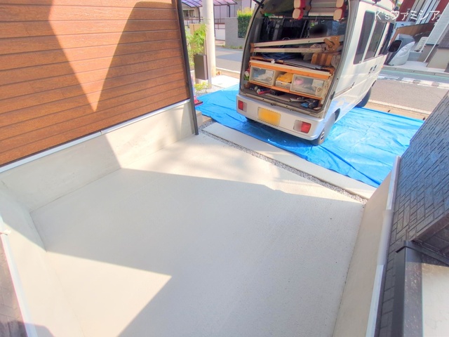 北本市本宿６丁目の新築戸建て外構写真 2025年9月1日撮影