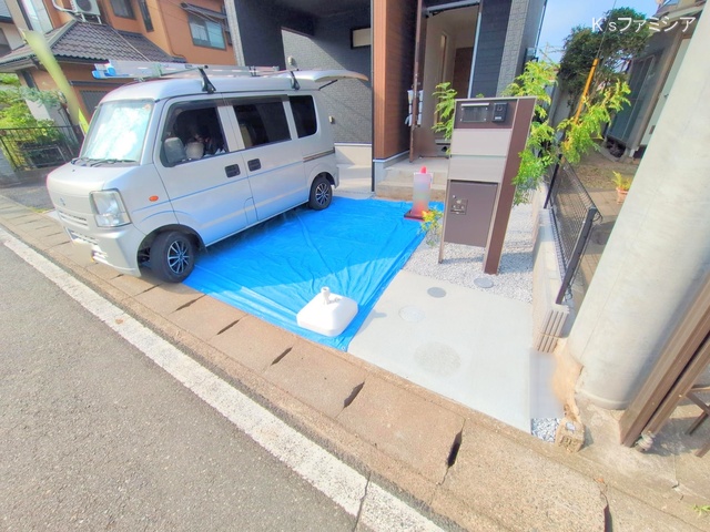 北本市本宿６丁目の新築戸建て外構写真 2025年9月1日撮影