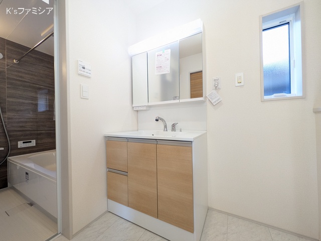 北本市本宿６丁目の新築戸建て洗面所写真 2025年9月29日撮影