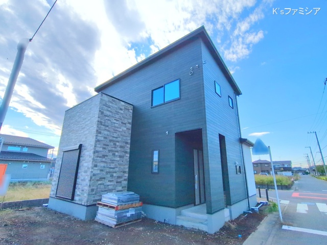 北足立郡伊奈町内宿台５丁目の新築戸建て外構写真 2025年10月27日撮影