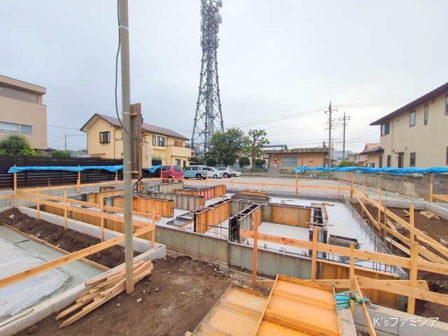 さいたま市北区吉野町２丁目の新築戸建て基礎写真 2025年9月10日撮影
