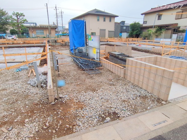 さいたま市北区吉野町２丁目の新築戸建て基礎写真 2025年9月10日撮影
