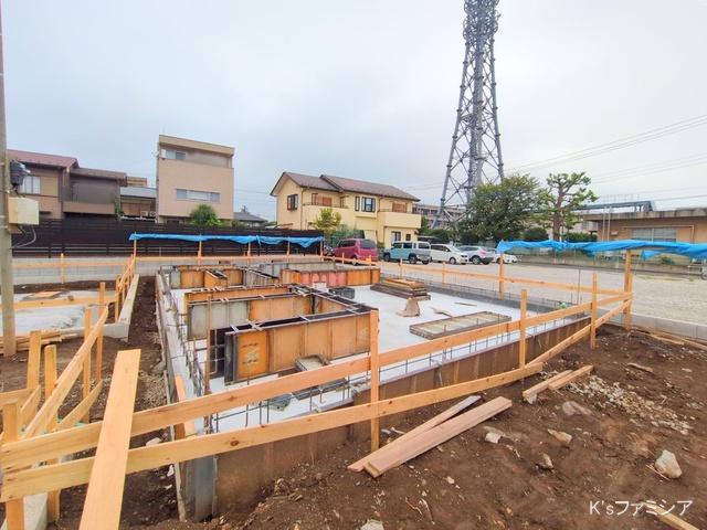 さいたま市北区吉野町２丁目の新築戸建て基礎写真 2025年9月10日撮影