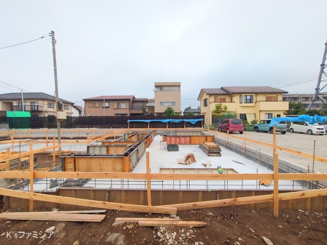 さいたま市北区吉野町２丁目の新築戸建て基礎写真 2025年9月10日撮影