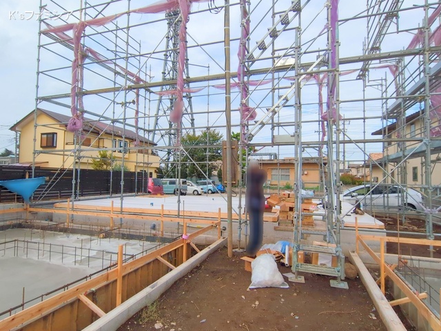 さいたま市北区吉野町２丁目の新築戸建て基礎写真 2025年9月22日撮影