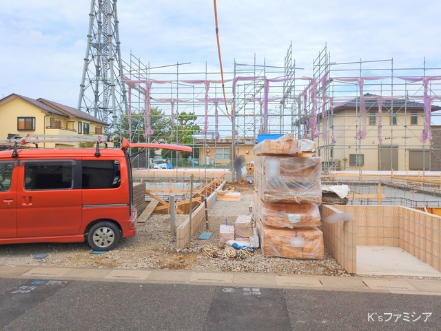 さいたま市北区吉野町２丁目の新築戸建て基礎写真 2025年9月22日撮影