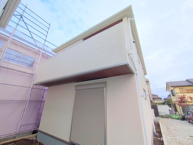 さいたま市北区吉野町２丁目の新築戸建て外構写真 2025年11月6日撮影