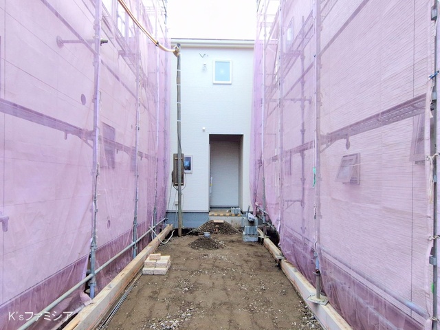 さいたま市北区吉野町２丁目の新築戸建て外構写真 2025年11月6日撮影