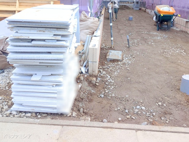 さいたま市北区吉野町２丁目の新築戸建て外構写真 2025年11月6日撮影