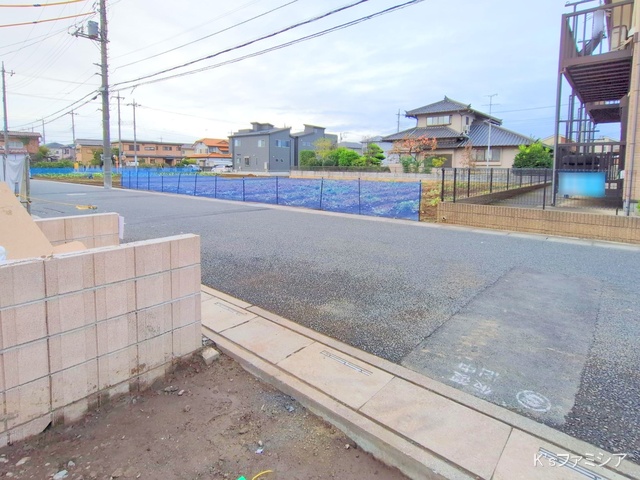 さいたま市北区吉野町２丁目の新築戸建て外構写真 2025年11月6日撮影