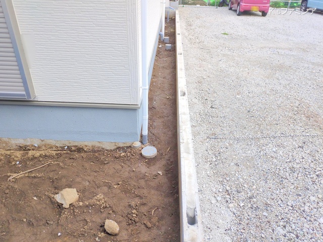 さいたま市北区吉野町２丁目の新築戸建て外構写真 2025年11月6日撮影