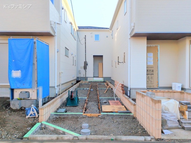 さいたま市北区吉野町２丁目の新築戸建て外構写真 2025年11月26日撮影