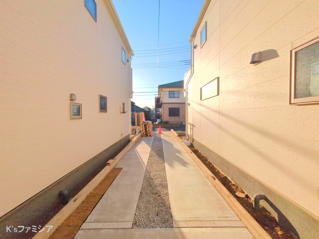 さいたま市北区吉野町２丁目の新築戸建て完成写真 2025年12月10日撮影