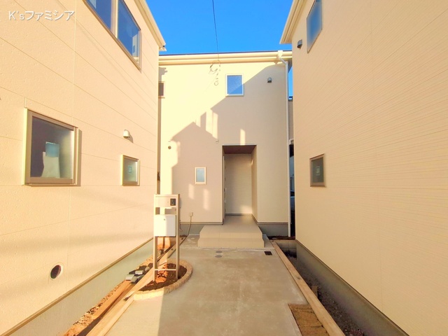 さいたま市北区吉野町２丁目の新築戸建て完成写真 2025年12月10日撮影