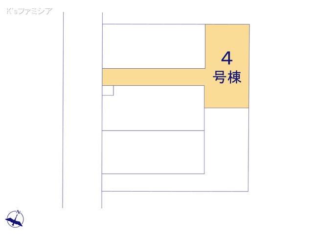 さいたま市北区吉野町２丁目の新築戸建て 3SLDK全体区画図 ※図面と異なる場合は現況を優先