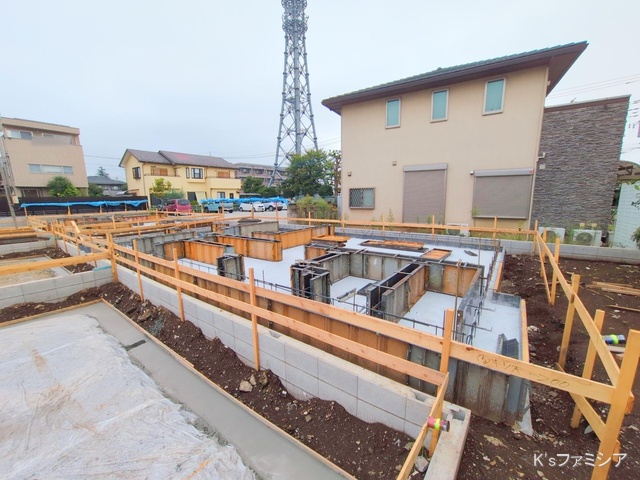 さいたま市北区吉野町２丁目の新築戸建て基礎写真 2025年9月10日撮影