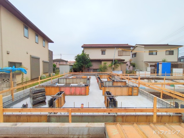 さいたま市北区吉野町２丁目の新築戸建て基礎写真 2025年9月10日撮影