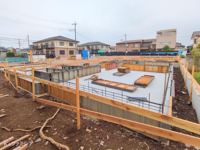 さいたま市北区吉野町２丁目の新築戸建て基礎写真 2025年9月10日撮影