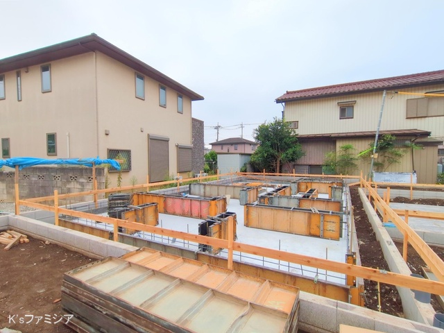 さいたま市北区吉野町２丁目の新築戸建て基礎写真 2025年9月10日撮影