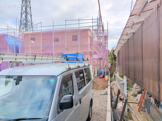 さいたま市北区吉野町２丁目の新築戸建て上棟写真 2025年9月30日撮影