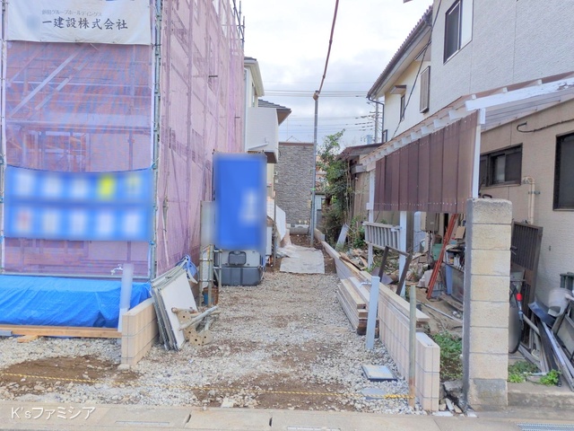 さいたま市北区吉野町２丁目の新築戸建て外構写真 2025年11月6日撮影