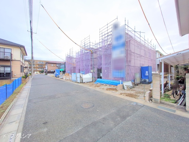 さいたま市北区吉野町２丁目の新築戸建て外構写真 2025年11月6日撮影