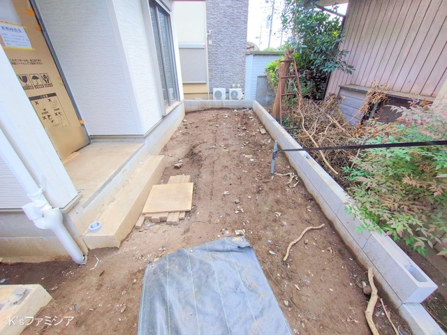 さいたま市北区吉野町２丁目の新築戸建て外構写真 2025年11月6日撮影