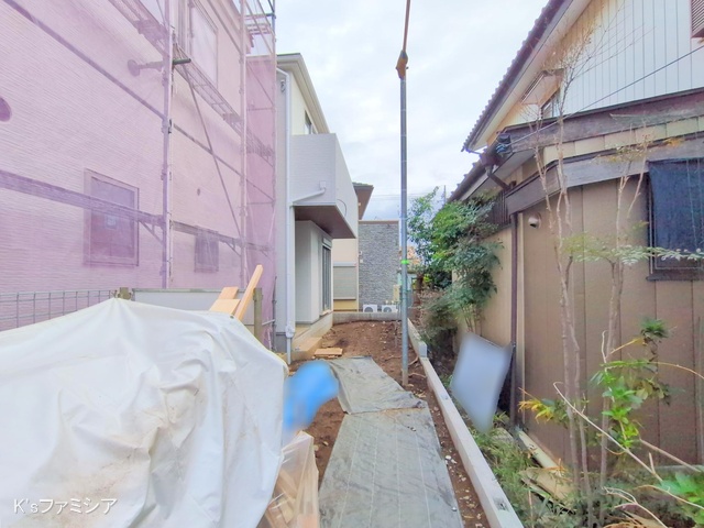 さいたま市北区吉野町２丁目の新築戸建て外構写真 2025年11月6日撮影