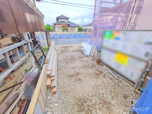 さいたま市北区吉野町２丁目の新築戸建て外構写真 2025年11月6日撮影