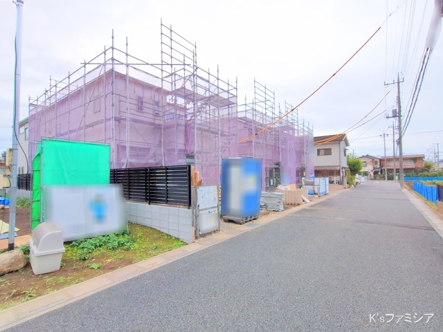 さいたま市北区吉野町２丁目の新築戸建て外構写真 2025年11月6日撮影