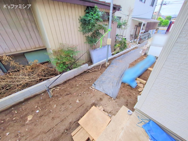 さいたま市北区吉野町２丁目の新築戸建て外構写真 2025年11月6日撮影