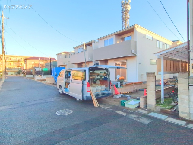 さいたま市北区吉野町２丁目の新築戸建て外構写真 2025年11月26日撮影