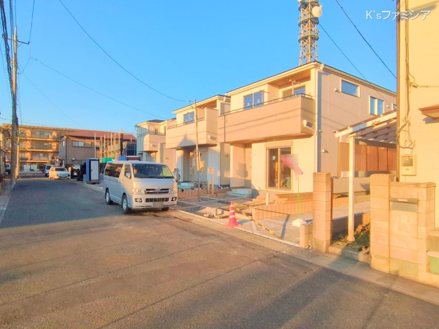 さいたま市北区吉野町２丁目の新築戸建て完成写真 2025年12月10日撮影