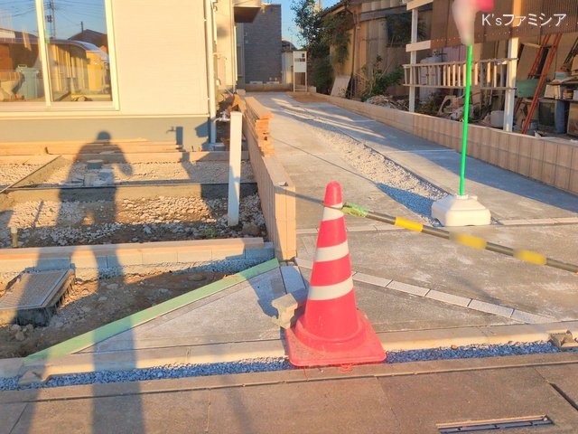 さいたま市北区吉野町２丁目の新築戸建て完成写真 2025年12月10日撮影