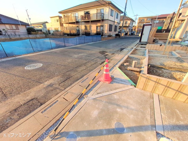 さいたま市北区吉野町２丁目の新築戸建て完成写真 2025年12月10日撮影