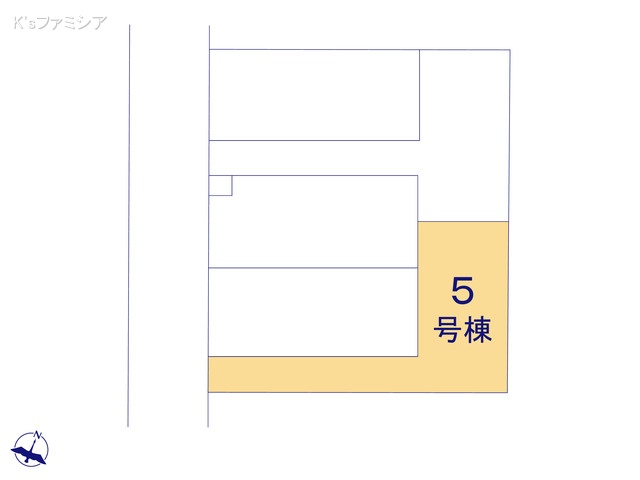 さいたま市北区吉野町２丁目の新築戸建て 3SLDK全体区画図 ※図面と異なる場合は現況を優先