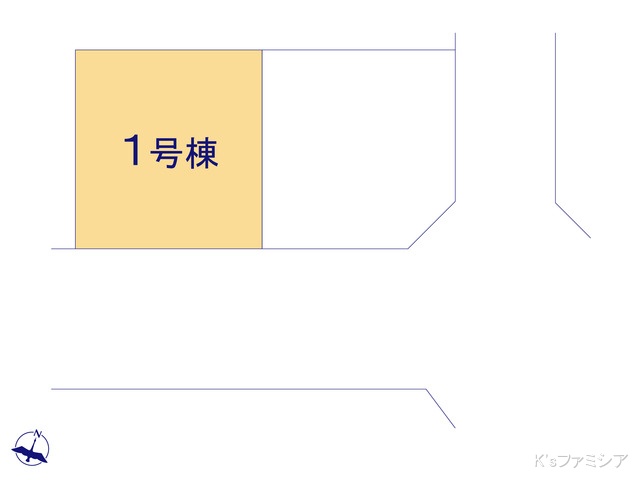 さいたま市北区宮原町２丁目の新築戸建て 3LDK全体区画図 ※図面と異なる場合は現況を優先