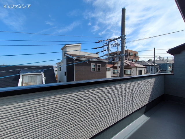 さいたま市緑区太田窪１丁目の新築戸建てバルコニー写真 2025年10月2日撮影