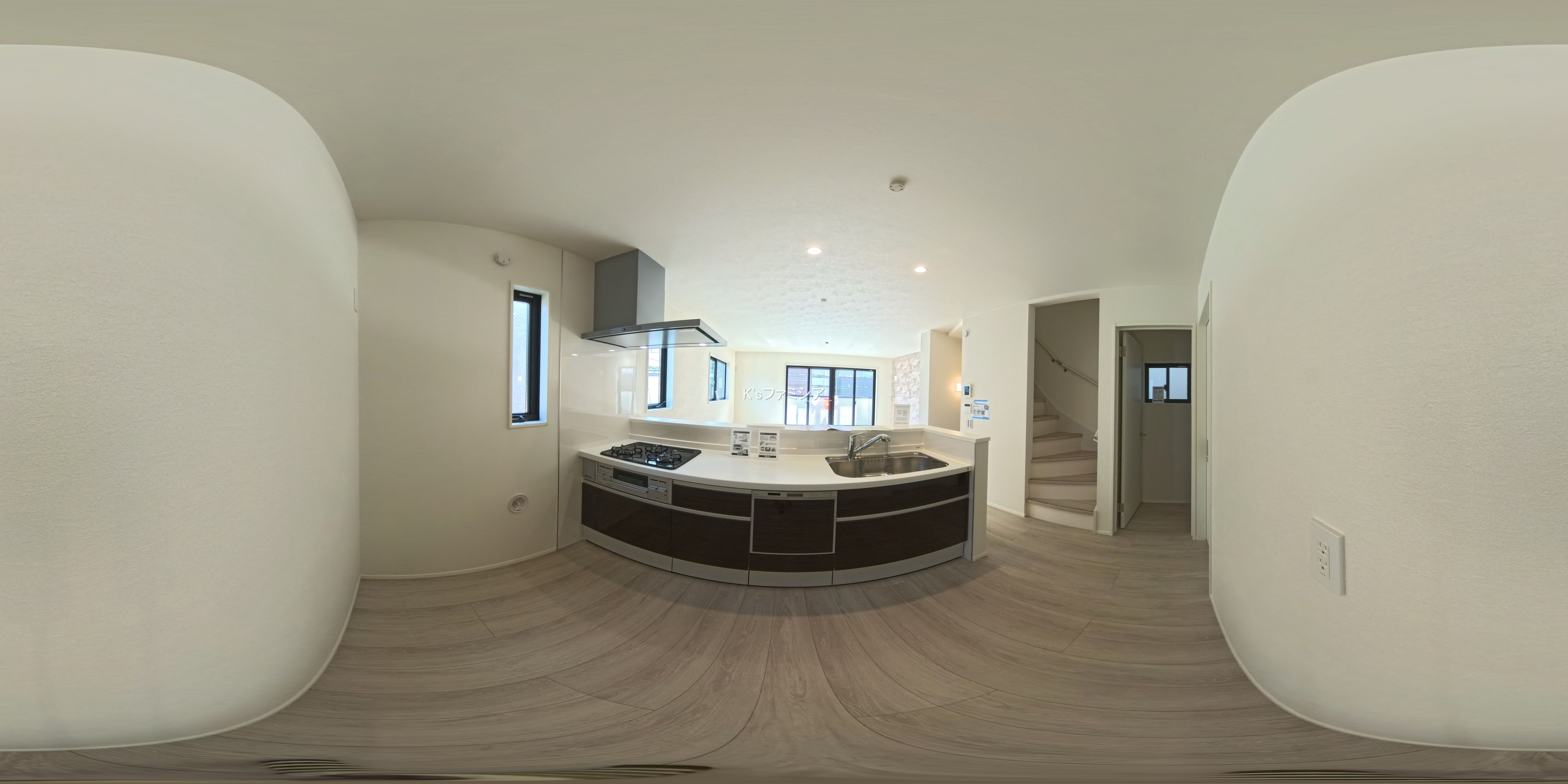 さいたま市緑区太田窪１丁目の新築戸建てパノラマ（キッチン）写真 2025年10月2日撮影