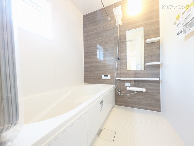 上尾市原市北１丁目の新築戸建てお風呂写真 2025年10月24日撮影